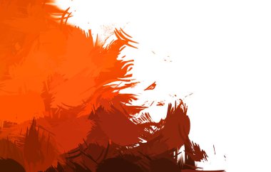 Duvar sanatı Eşsiz ve yaratıcı illüstrasyon. Fırça darbesi ile boyanmış. Renkli fırça darbelerinin soyut arkaplanı. Fırçalanmış canlı duvar kâğıdı. Boyalı sanatsal yaratım.