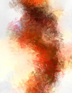 Renkli fırça darbelerinin soyut arkaplanı. fırçalanmış canlı duvar kağıdı. resmedilmiş sanat eseri. Eşsiz ve yaratıcı illüstrasyon.