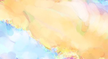 Çılgın suluboya şablonu. Yaratıcı soyutlama. Modern sanat eserleri. 2D çizim. Dijital doku duvar kağıdı. Sanatsal sulu arkaplan malzemesi. 