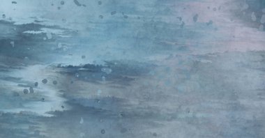 Yaratıcı soyut resim. Artistik fırça darbeleriyle donatılmış. Renkli ve canlı bir illüstrasyon. boyalı sanat.