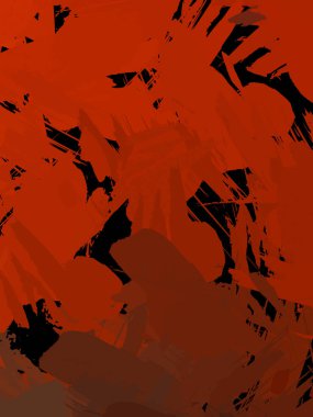 Duvar sanatı Eşsiz ve yaratıcı illüstrasyon. Fırça darbesi ile boyanmış. Renkli fırça darbelerinin soyut arkaplanı. Fırçalanmış canlı duvar kâğıdı. Boyalı sanatsal yaratım.