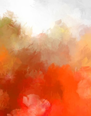 Yaratıcı soyut resim. Artistik fırça darbeleriyle donatılmış. Renkli ve canlı bir illüstrasyon. boyalı sanat.