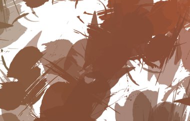 Sanatsal soyut arkaplan. Doku boyalı duvar kağıdı. Boya darbeleriyle yaratıcı bir illüstrasyon. Fırça desenli resim.