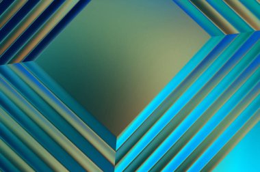 Soyut çerçeveli arkaplan. Renkli, canlı, dalgalı bir duvar kağıdı. Merkezi çerçeveli yaratıcı grafik 2d çizim. Dinamik şekilli modaya uygun sıvı örtüsü.