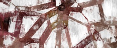 Soyut arkaplanda pürüzlü fırça darbeleri. Fırça boyası. Renkli boya darbeleri. Eşsiz duvar sanatı. Tuvaldeki modern sanat. Renkli çağdaş sanat eserleri. 