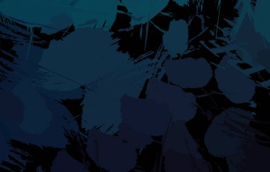 Sanatsal soyut arkaplan. Doku boyalı duvar kağıdı. Boya darbeleriyle yaratıcı bir illüstrasyon. Fırça desenli resim.