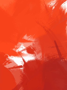 Renkli fırça darbelerinin soyut arkaplanı. fırçalanmış canlı duvar kağıdı. resmedilmiş sanat eseri. Eşsiz ve yaratıcı illüstrasyon.