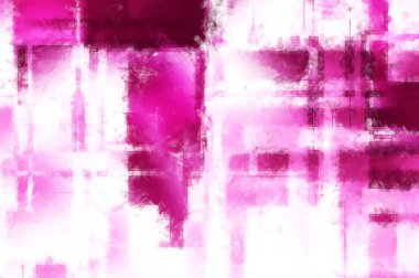 Modern sanat. Renkli çağdaş sanat eserleri. Renkli boya darbeleri. Soyut arkaplanda fırça darbeleri. Fırça boyası. Eşsiz duvar sanatı.