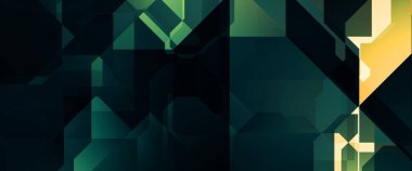 Soyut geometrik duvar kağıdı. Geometrik renkli şekiller. Çokgen arka plan. Bir teknolojinin dijital illüstrasyonuName.