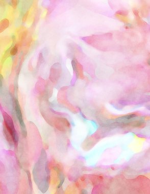 2D çizim. Sanatsal arkaplan resmi. Tablo üzerinde soyut resim. Çağdaş sanat. El yapımı resim. Renkli doku. Modern sanat eserleri. Yüzeyde suluboya fırça darbeleriyle boyama.