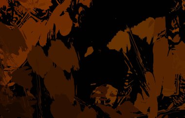 Sanatsal soyut arkaplan. Doku boyalı duvar kağıdı. Boya darbeleriyle yaratıcı bir illüstrasyon. Fırça desenli resim.