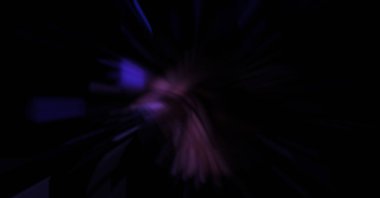 Işık parçacık izleri. Parlayan parçacıkları ve çizgileri olan ışık patlaması yıldızı. Güzel hareketli soyut ışın arkaplanı.