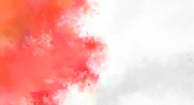 Renkli fırça darbelerinin 2D çizimi. Dekoratif desenli resim. canlı boya desenli arkaplan.