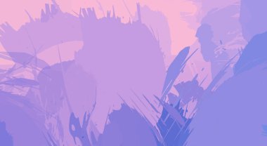 Fırça darbesi ile boyanmış. Sanatsal canlılık ve renkli duvar kâğıdı. Kaotik resim. Taranmış Boyalı Soyut Arkaplan. 