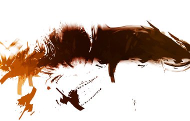 resmedilmiş sanat eseri. fırçalanmış canlı duvar kağıdı. Eşsiz ve yaratıcı illüstrasyon. Renkli fırça darbelerinin soyut arkaplanı. 