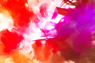 El yapımı sürreal soyut desenli suluboya. Modern sanatsal resim. 2D çizim. Arkaplan boyası karışımı. Yaratıcı duvar sanatı. Çağdaş sanat