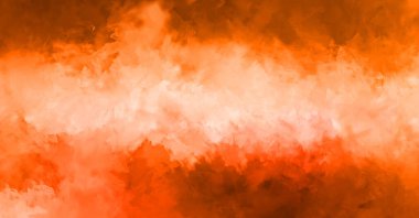 Renkli fırça darbelerinin 2D çizimi. Dekoratif desenli resim. canlı boya desenli arkaplan.