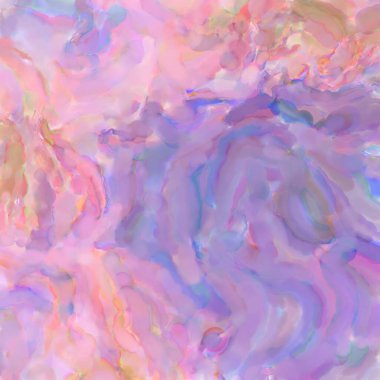 El yapımı sürreal soyut desenli suluboya. Modern sanatsal resim. 2D çizim. Arkaplan boyası karışımı. Yaratıcı duvar sanatı. Çağdaş sanat.