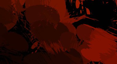 Sanatsal soyut arkaplan. Doku boyalı duvar kağıdı. Boya darbeleriyle yaratıcı bir illüstrasyon. Fırça desenli resim.