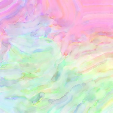 El yapımı sürreal soyut desenli suluboya. Modern sanatsal resim. 2D çizim. Arkaplan boyası karışımı. Yaratıcı duvar sanatı. Çağdaş sanat.