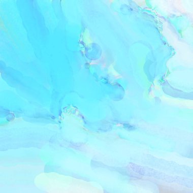 Çağdaş sanat. El işçiliğinin renkli dokusu. Modern resim. Yüzeyde suluboya vuruşlar. Sanatsal arkaplan resmi. Tablo üzerinde soyut resim. Fırça darbeleri. 