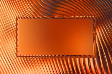 Soyut çerçeveli arkaplan. Renkli, canlı, dalgalı bir duvar kağıdı. Merkezi çerçeveli yaratıcı grafik 2d çizim. Dinamik şekilli modaya uygun sıvı örtüsü.