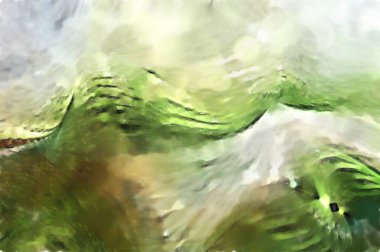 Modern sanat. Renkli çağdaş sanat eserleri. Renkli boya darbeleri. Soyut arkaplanda fırça darbeleri. fırça boyası.