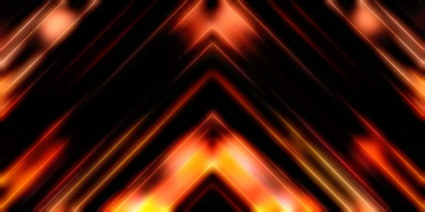 Abstrakte Leuchtende Geometrische Lichter Hintergrund Fraktale Symmetrische Grafische Illustration Überschneidende — Stockfoto