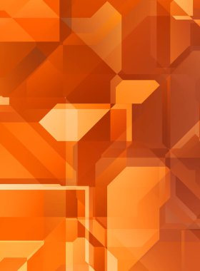 Renkli ve canlı geometrik şekiller katmanları var. Bir teknoloji planının dijital illüstrasyonu. Gelecekçi tasarım şablonu.