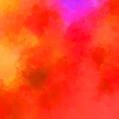 Yaratıcı soyut resim. Artistik fırça darbeleriyle donatılmış. Renkli ve canlı bir illüstrasyon. boyalı sanat.