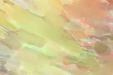 Modern fırça darbeleri. Pastel renklerde suluboya resim. Poster, duvar sanatı, afiş, kart, kitap kapağı veya ambalaj için sakinleştirici kompozisyonun yumuşak renkli çizimi. 