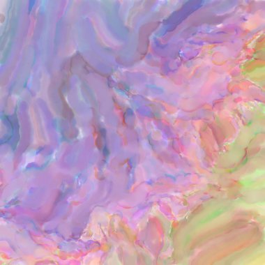 El yapımı sürreal soyut desenli suluboya. Modern sanatsal resim. 2D çizim. Arkaplan boyası karışımı. Yaratıcı duvar sanatı. Çağdaş sanat.