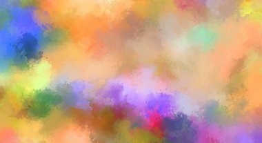 Modern sanat. Taranmış Boyalı Soyut Arkaplan. Fırça darbesi ile boyanmış. Boya darbeleri. 2B Görüntü.