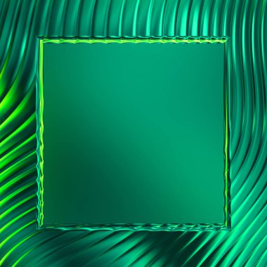 Soyut çerçeveli arkaplan. Renkli, canlı, dalgalı bir duvar kağıdı. Merkezi çerçeveli yaratıcı grafik 2d çizim. Dinamik şekilli modaya uygun sıvı örtüsü.