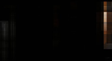 Renkli ve canlı geometrik şekiller katmanları var. Bir teknoloji planının dijital illüstrasyonu. Gelecekçi tasarım şablonu.