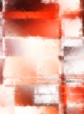 Modern sanat. Renkli çağdaş sanat eserleri. Renkli boya darbeleri. Soyut arkaplanda fırça darbeleri. Fırça boyası. Eşsiz duvar sanatı.