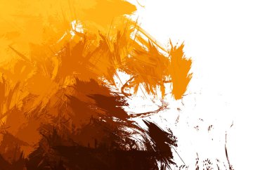 Duvar sanatı Eşsiz ve yaratıcı illüstrasyon. Fırça darbesi ile boyanmış. Renkli fırça darbelerinin soyut arkaplanı. Fırçalanmış canlı duvar kâğıdı. Boyalı sanatsal yaratım.