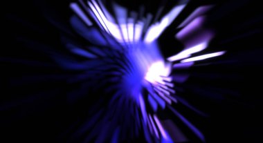 Işık parçacık izleri. Parlayan parçacıkları ve çizgileri olan ışık patlaması yıldızı. Güzel hareketli soyut ışın arkaplanı.