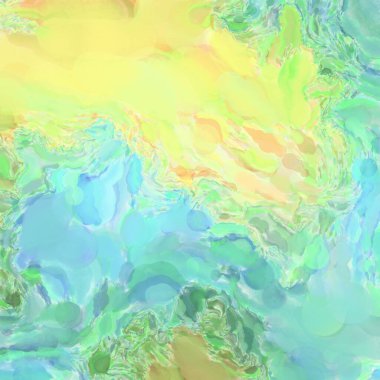 Çağdaş sanat. El işçiliğinin renkli dokusu. Modern resim. Yüzeyde suluboya vuruşlar. Sanatsal arkaplan resmi. Tablo üzerinde soyut resim. Fırça darbeleri. 