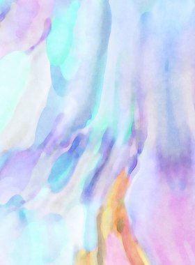 El yapımı sürreal soyut desenli suluboya. Modern sanatsal resim. 2D çizim. Arkaplan boyası karışımı. Yaratıcı duvar sanatı. Çağdaş sanat