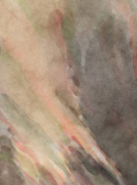 Alkol mürekkebini andıran rahatlatıcı fırça darbelerinin modern resmi. Poster, duvar sanatı, afiş, kart, kitap kapağı veya ambalaj için pastel renkli suluboya resim.