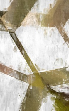 Soyut arkaplanda pürüzlü fırça darbeleri. Fırça boyası. Renkli boya darbeleri. Eşsiz duvar sanatı. Tuvaldeki modern sanat. Renkli çağdaş sanat eserleri. 