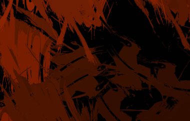 Sanatsal soyut arkaplan. Doku boyalı duvar kağıdı. Boya darbeleriyle yaratıcı bir illüstrasyon. Fırça desenli resim.