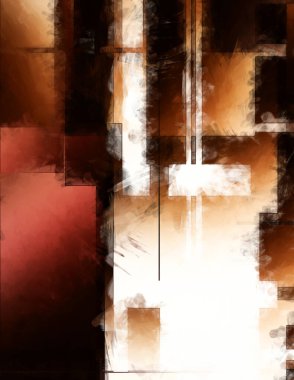 Modern sanat. Renkli çağdaş sanat eserleri. Renkli boya darbeleri. Soyut arkaplanda fırça darbeleri. Fırça boyası. Eşsiz duvar sanatı.