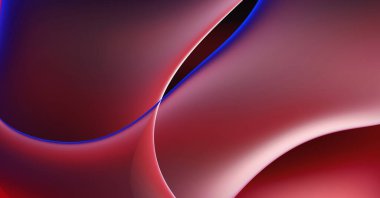 Soyut arkaplan. Değişken renk değişim dalgaları, dinamik hareketlerle. Işık dalgalarının neon renkli soyut tasarımı. Duvar kağıdı, afiş, arkaplan, kart, kitap illüstrasyonu, web sitesi.