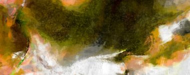 Soyut arkaplanda pürüzlü fırça darbeleri. Fırça boyası. Renkli boya darbeleri. Eşsiz duvar sanatı. Tuvaldeki modern sanat. Renkli çağdaş sanat eserleri. 