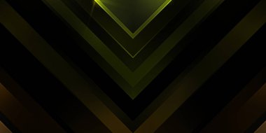 Soyut parlayan geometrik ışıklar arka planda. Fraktal simetrik grafik çizimi. Parıldayan ve parıldayan çubukları kesiştir.