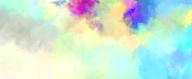 Sanatsal canlılık ve renkli duvar kağıdı. Taranmış Soyut Arkaplan. Fırça darbeli resim. 