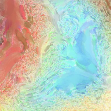 Çağdaş sanat. El işçiliğinin renkli dokusu. Modern resim. Yüzeyde suluboya vuruşlar. Sanatsal arkaplan resmi. Tablo üzerinde soyut resim. Fırça darbeleri. 