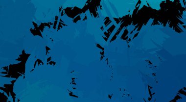 Canlı fırça darbeleriyle boyanmış. Renkli desenli resim. Fırçalanmış duvar kağıdını boya.